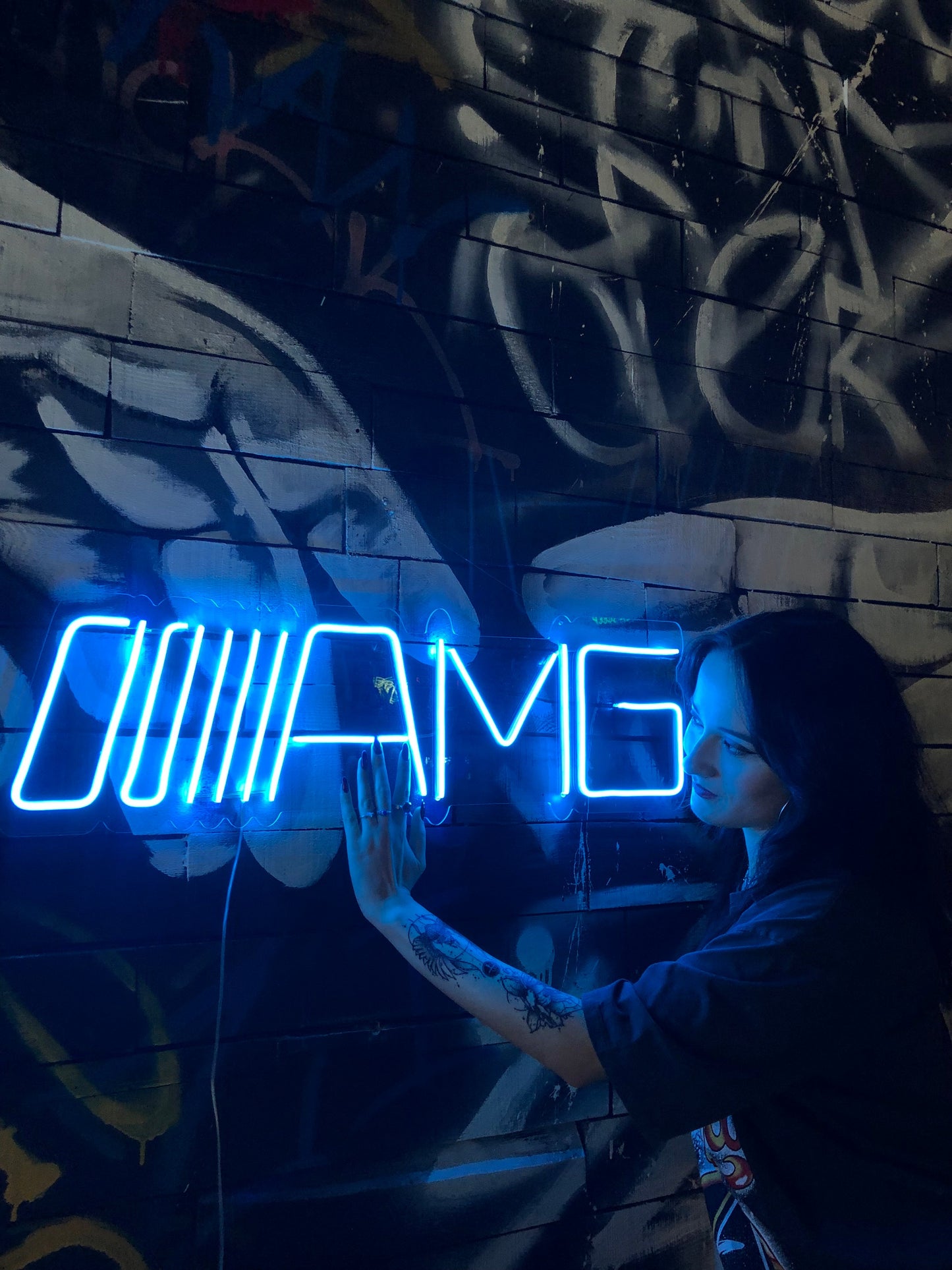 AMG Mercedes Neon Light Sign