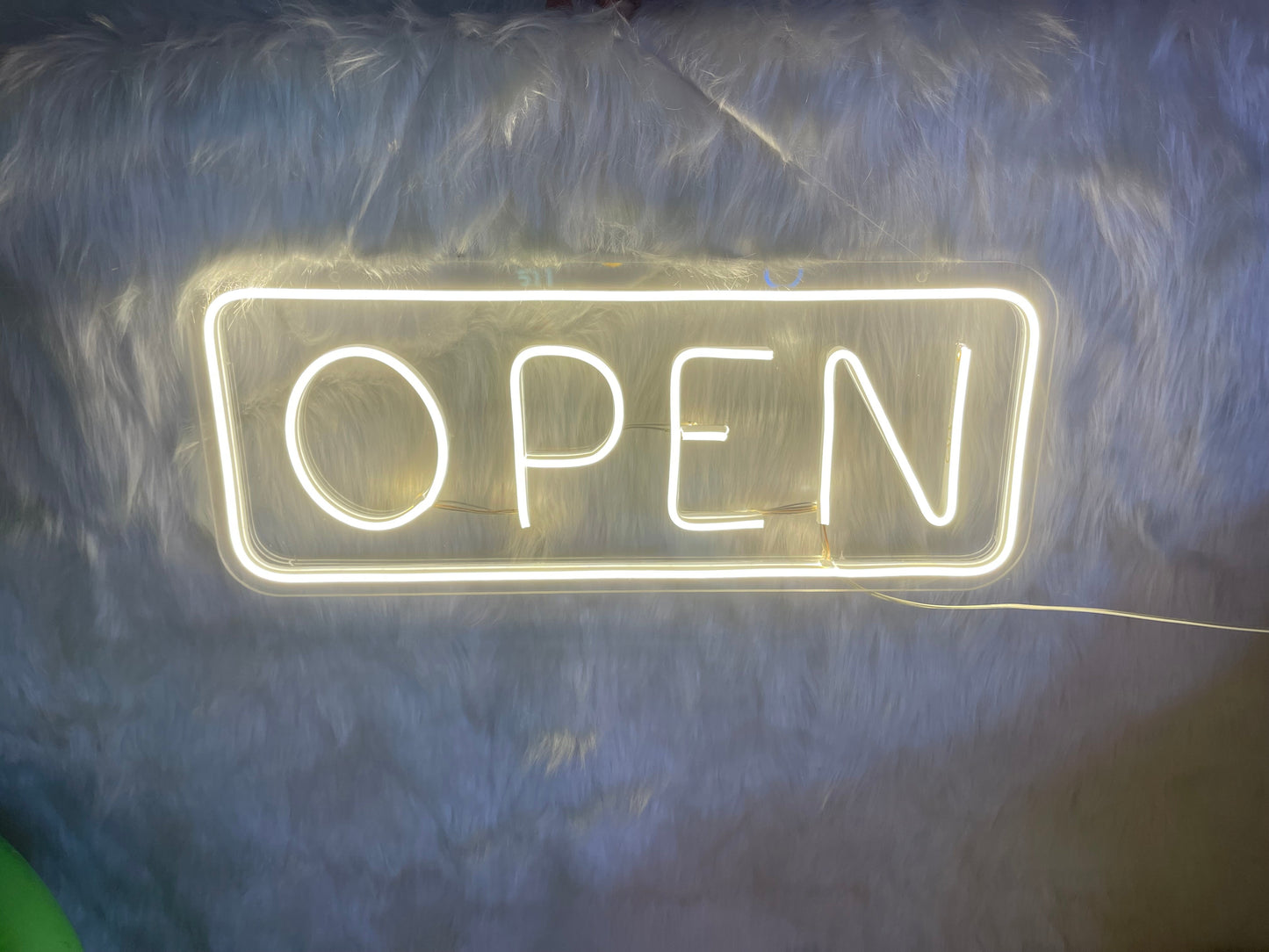 Welcoming Open Neon Sign