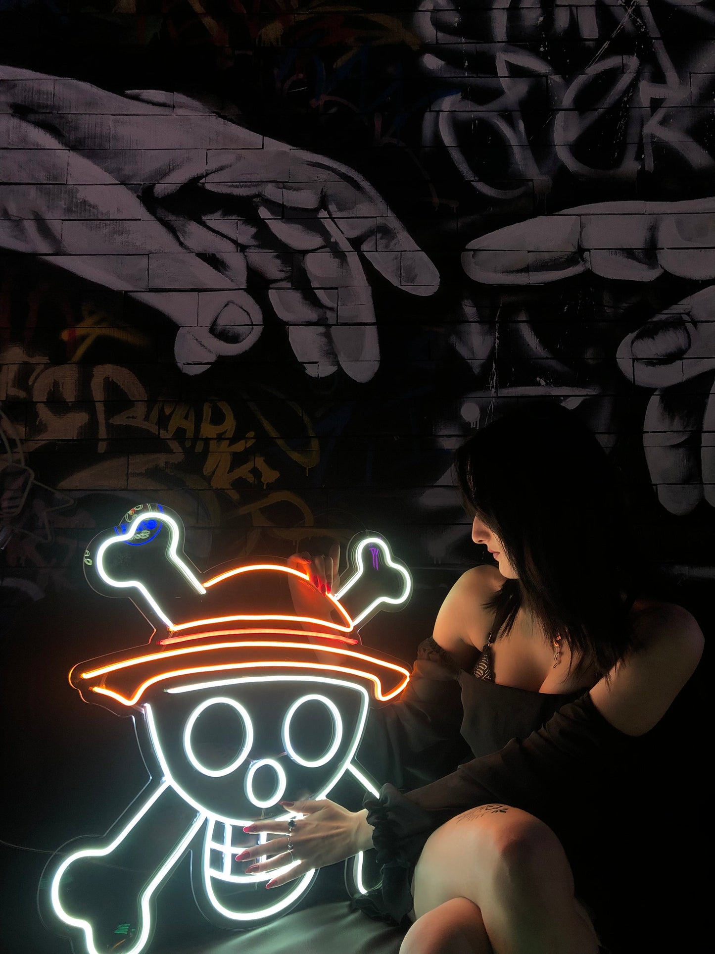 One Piece Straw Hat Pirate Neon Sign
