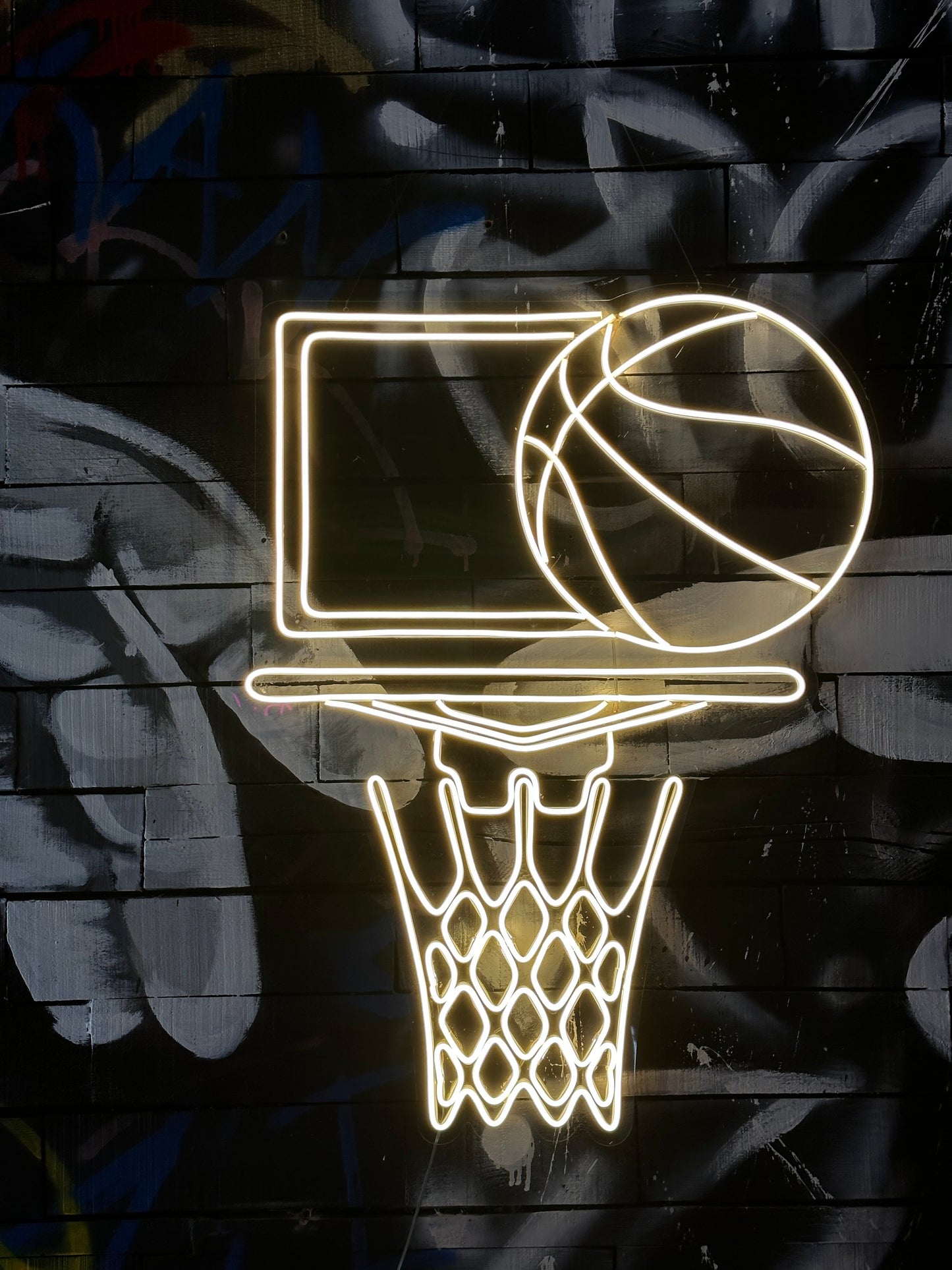 Slam Dunk Basketball Neon Sign