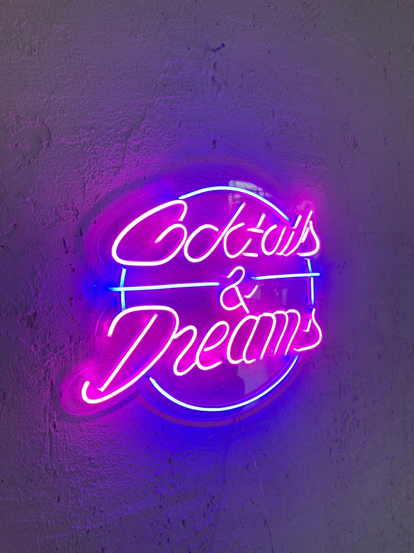 Cocktails & Dreams Neon Sign
