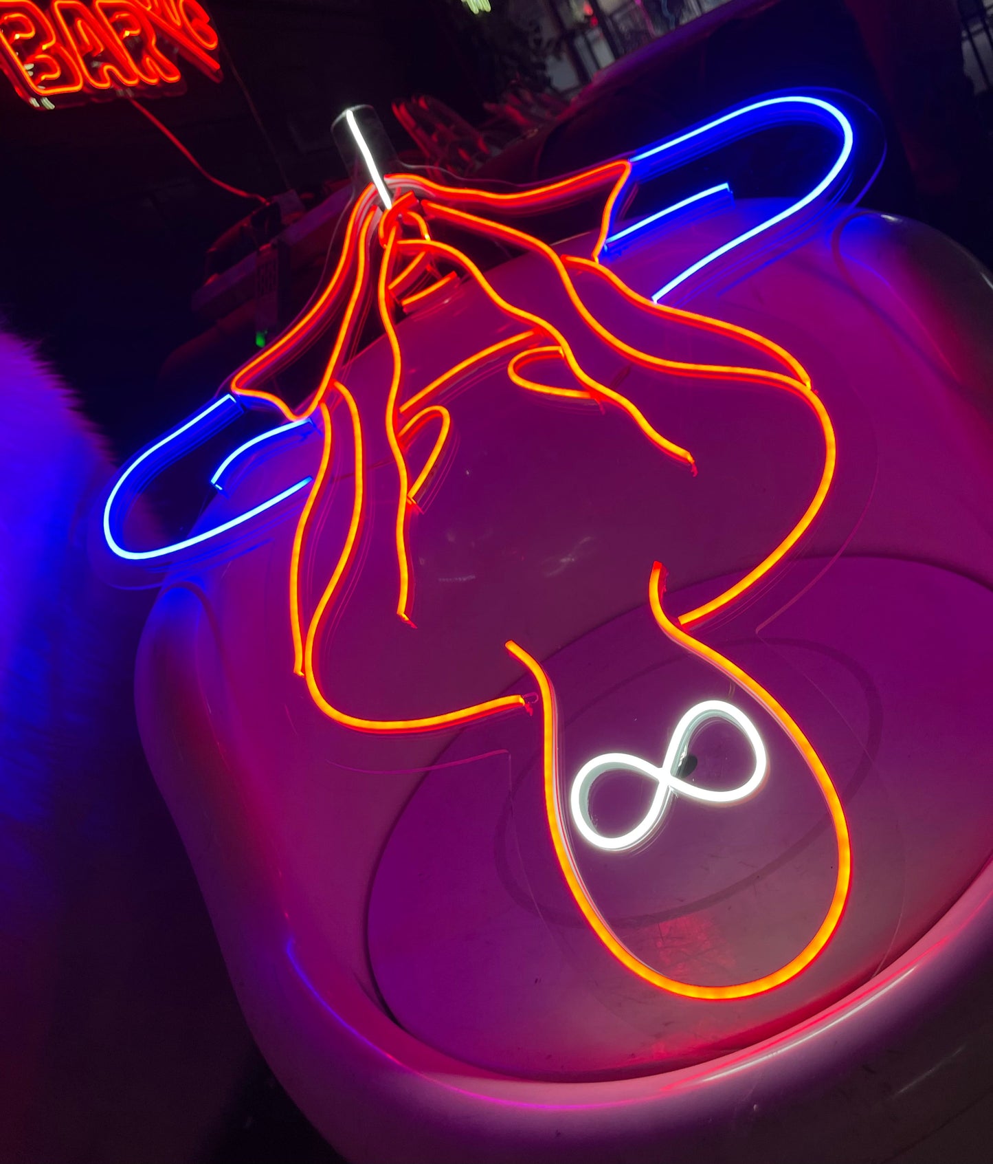 Spiderman Swing Neon Light