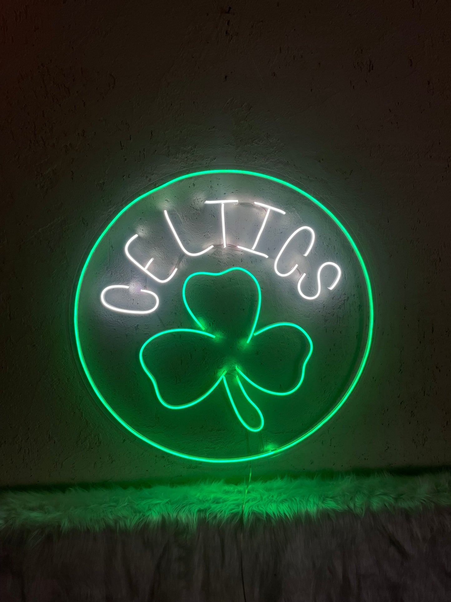 Shamrock Pride Neon Celtics Sign
