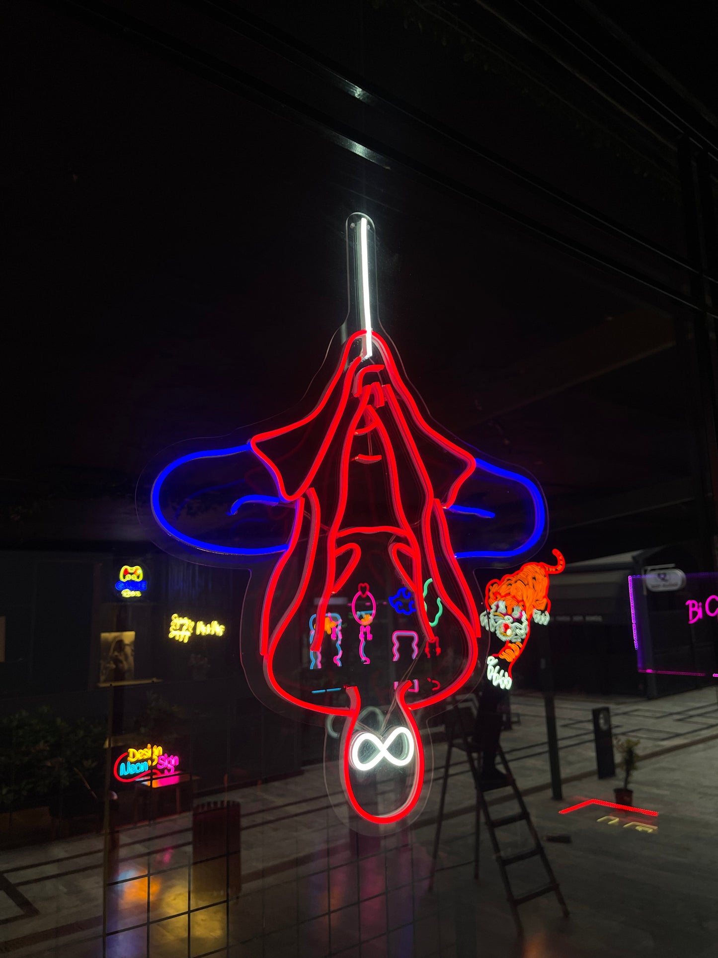 Spiderman Neon Sign