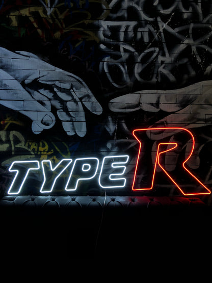 Type R Car Model Neon Sign