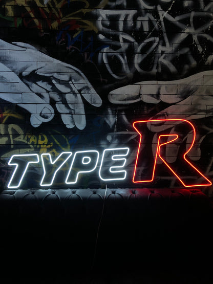 Type R Car Model Neon Sign