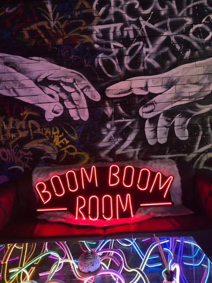 Boom Boom Room Neon Sign Artwork