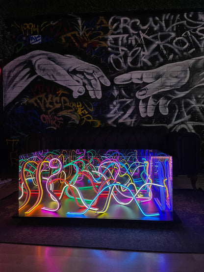 Luminous Neon Forest Table