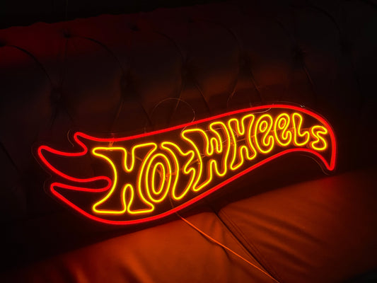 Classic Hot Wheels Neon Sign