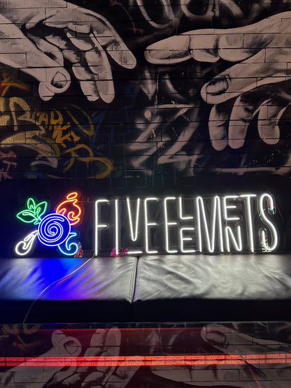 Five Elements Neon Art Sign