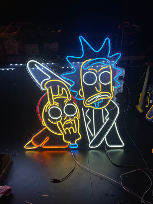 Rick And Morty Neon Sign