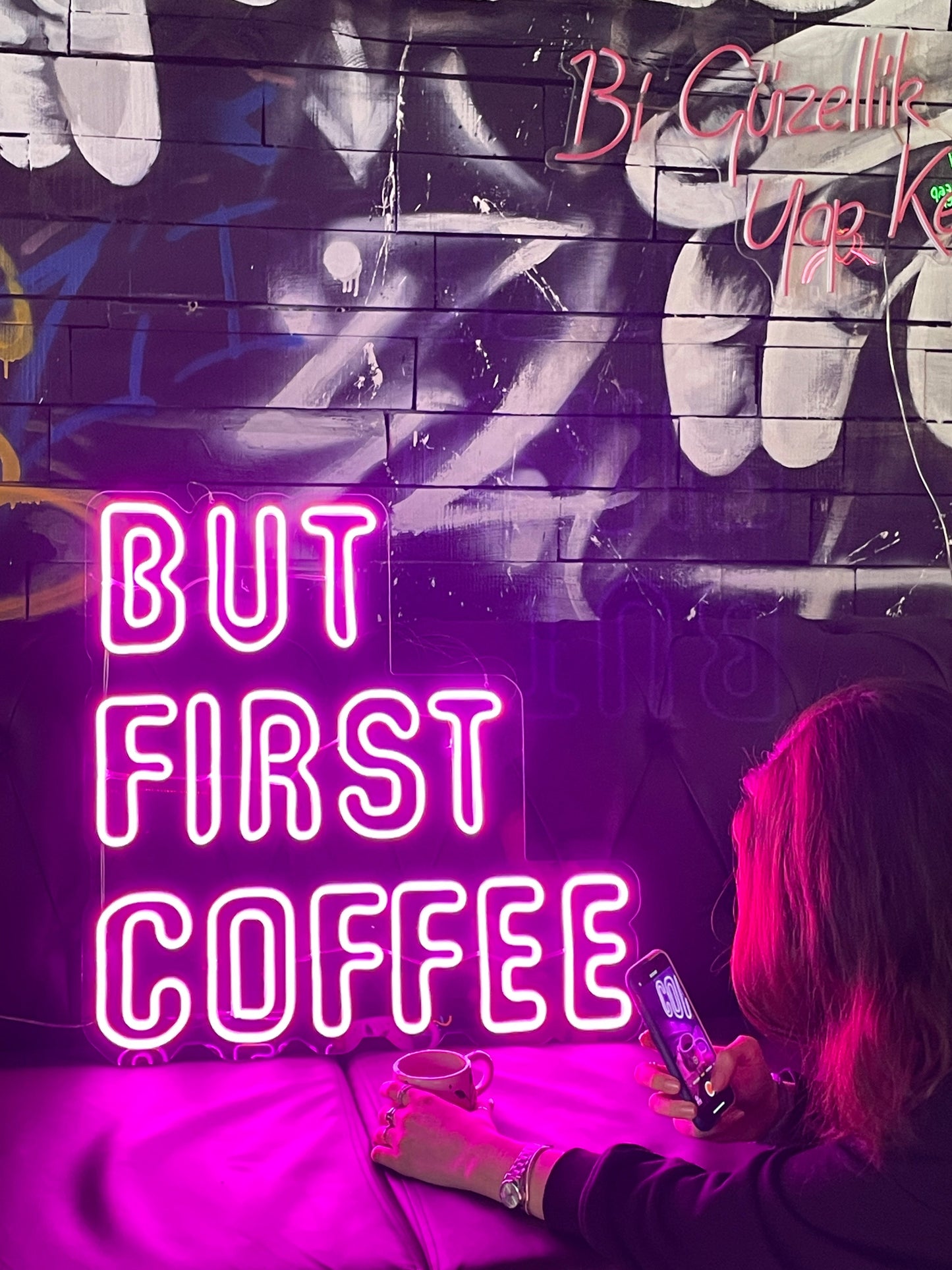 But First, Coffee Neon Sign