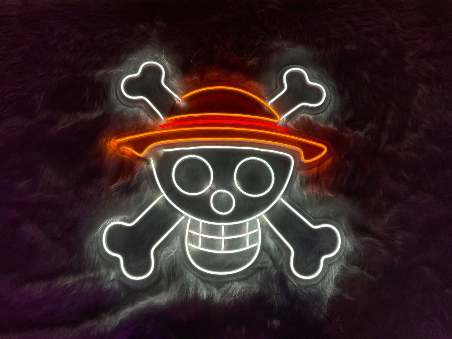One Piece Straw Hat Pirate Neon Sign