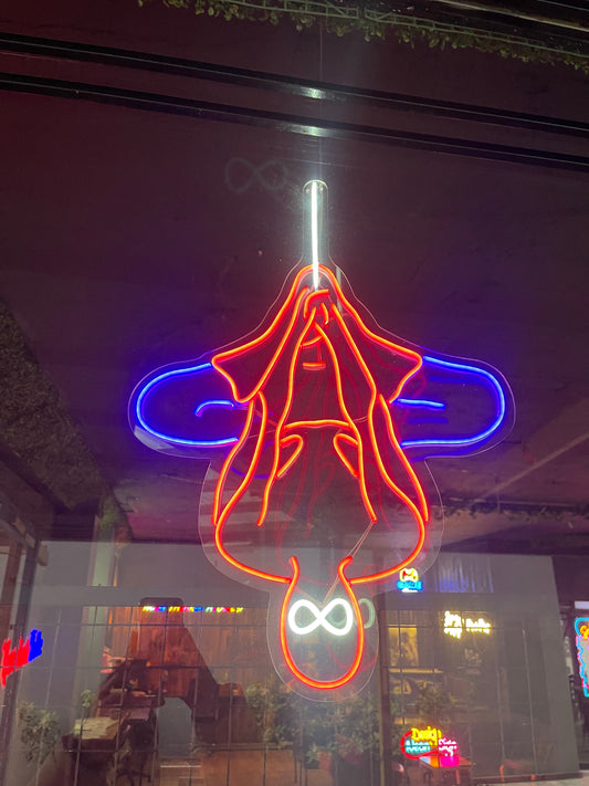 Spiderman Neon Sign